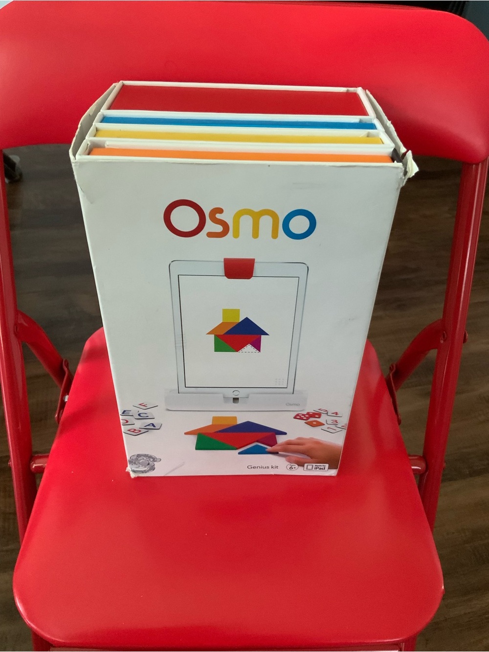 Osmo Genius Kit - White Tablet Learning System with Multicolor Game Cards